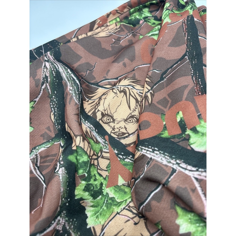 Men's Size XL Licensed Childs Play Chucky Good Guys Camouflage Hoodie‎ NWT - Picture 14 of 14